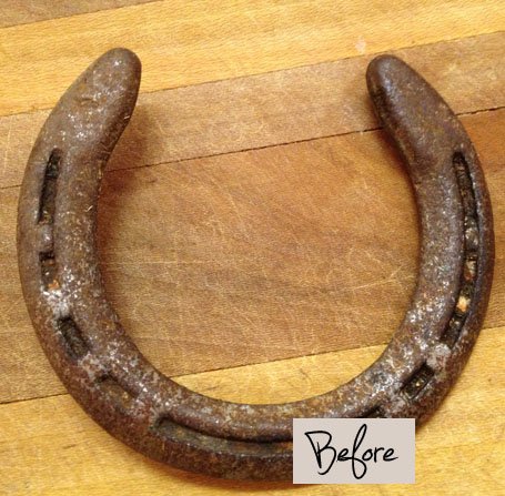 Removing Rust from Found Objects without Scrubbing