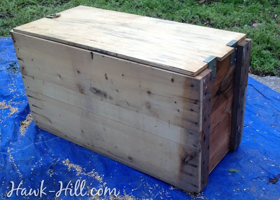Shipping Crates like this can be easily turned into planters