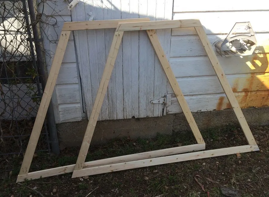  I created my chicken tractor from lightweight lumber because my biggest priority was being able to move it with one person