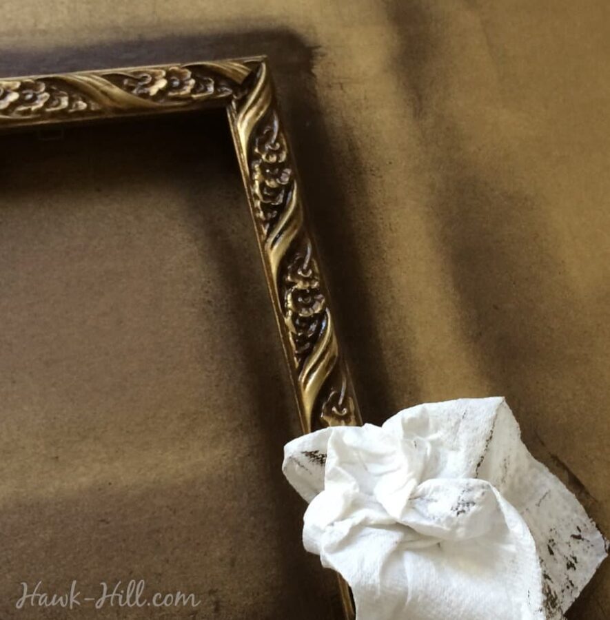DIY My Method for Painting an Antique Gold Patina Finish on Frames