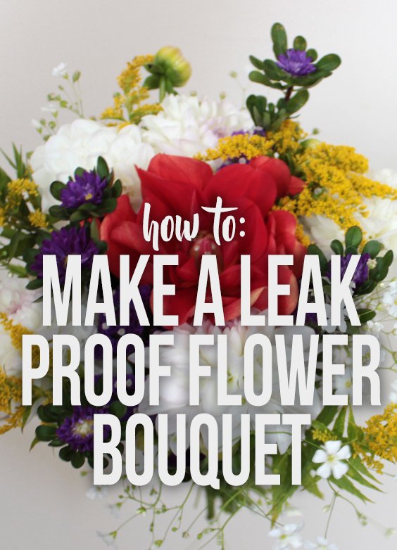 In this tutorial I show how to wrap a boquet that will last for days without needing water