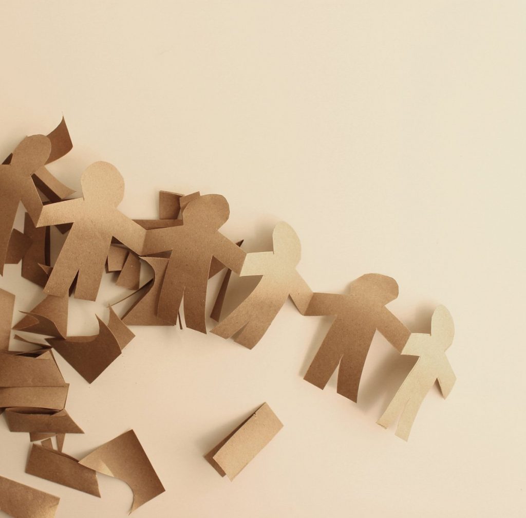 Paper Doll Chain Template & Instructions (Easy Christmas Garland Kids