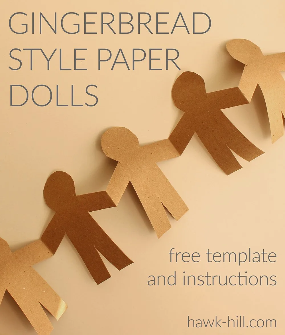Simple Paper Doll Pattern and Instructions