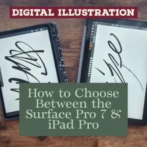 Digital Art | Surface Pro 7 vs iPad Pro: a Surprising Comparison