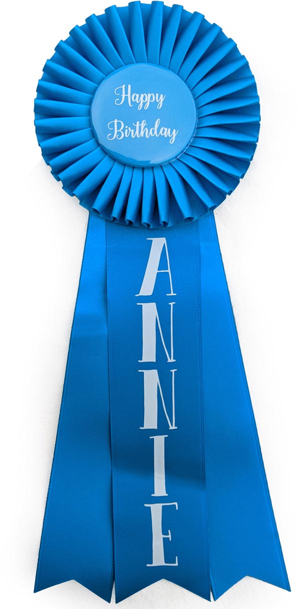 5 X 1 Tier Well Done Rosettes For Awards *WIDE RIBBON* FREE POSTAGE 