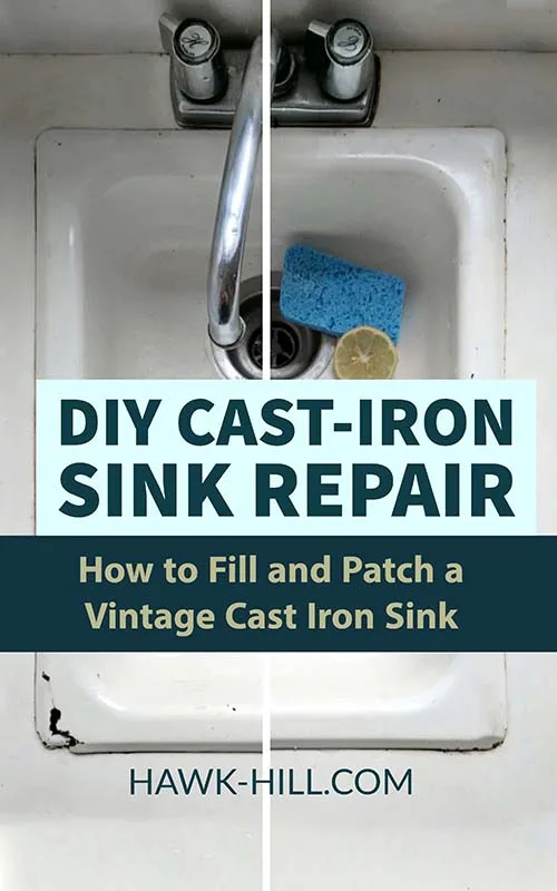 How to patch and fill cracks or rusted sections of cast iron tubs and sinks