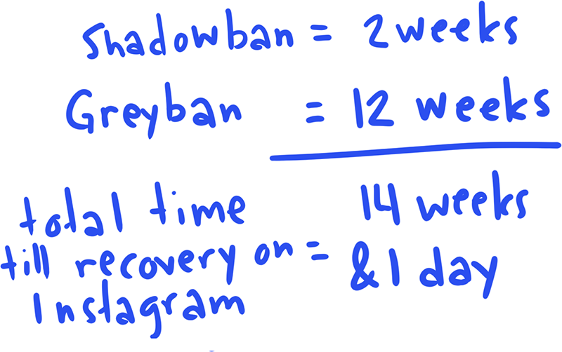 shadown ban and grayban timeline