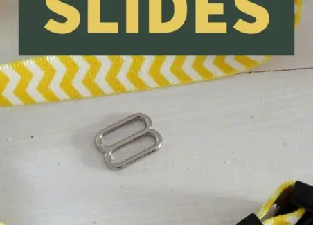 Learn how to use metal and plastic slides for constructing your own light duty straps.