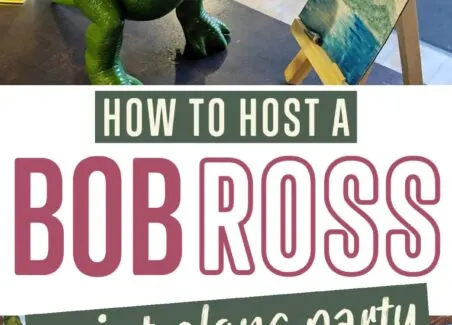 How to host a bob ross themed paint party