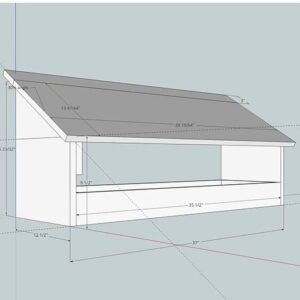 Chicken Nesting Box – Free Basic Woodworking Plans for a Reach Through Communal Chicken Coop Nesting Box