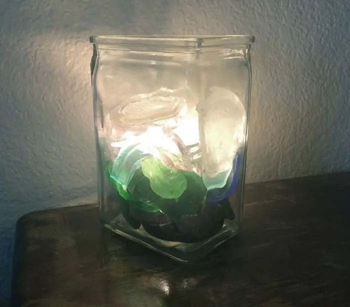 Sea Glass Lamp