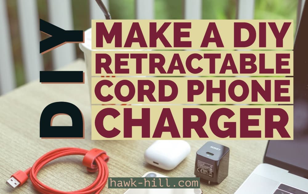 Retractable phone cord charger promotional feature image.