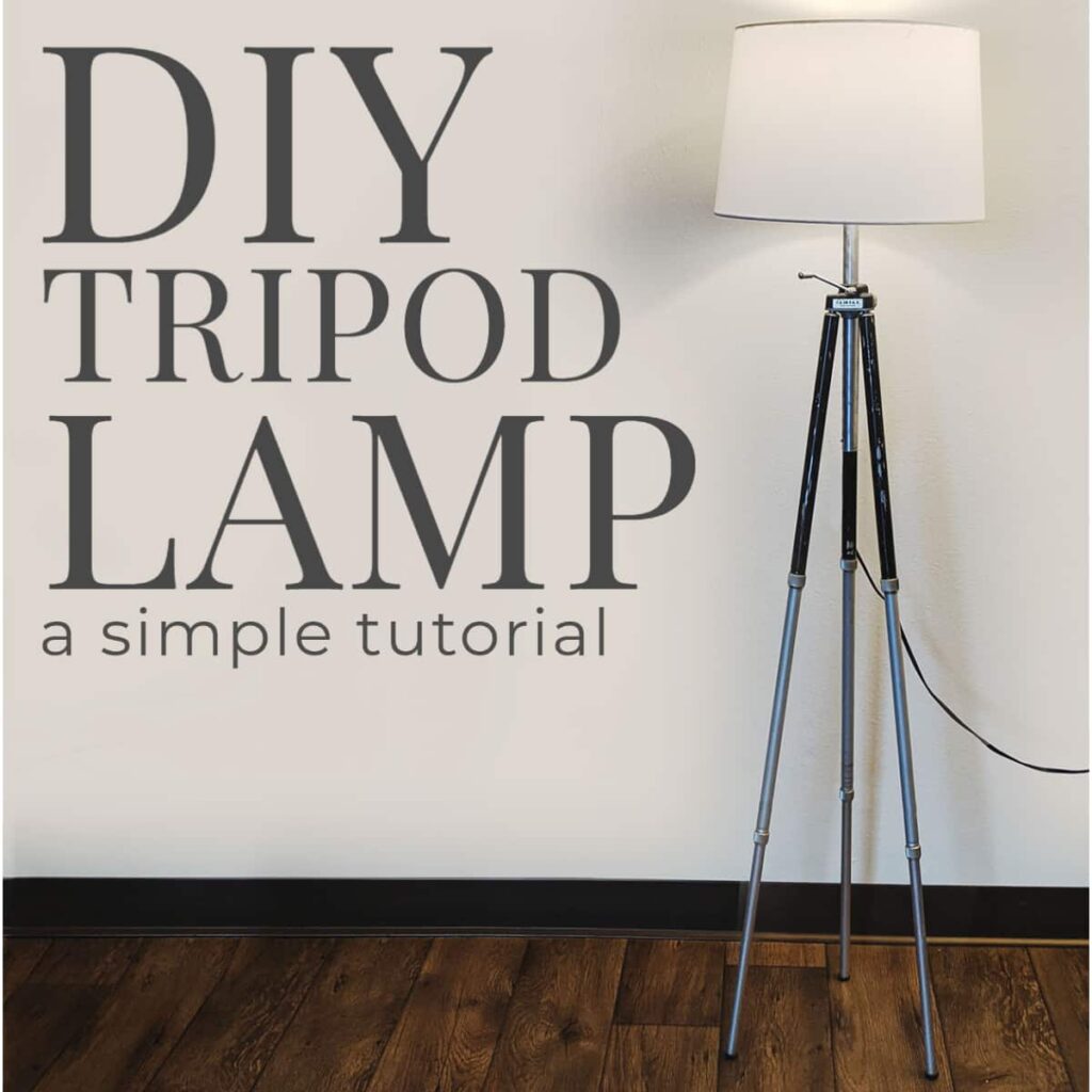 How to Make a DIY Industrial Floor Lamp from a Vintage Photography ...