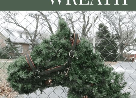 Step by Step Instructions for making a Horse Head Shaped Wreath - Hawk-Hill.com