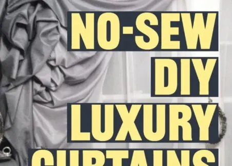 How to make ruffled curtains for under $50 with no sewing skills required in this easy DIY