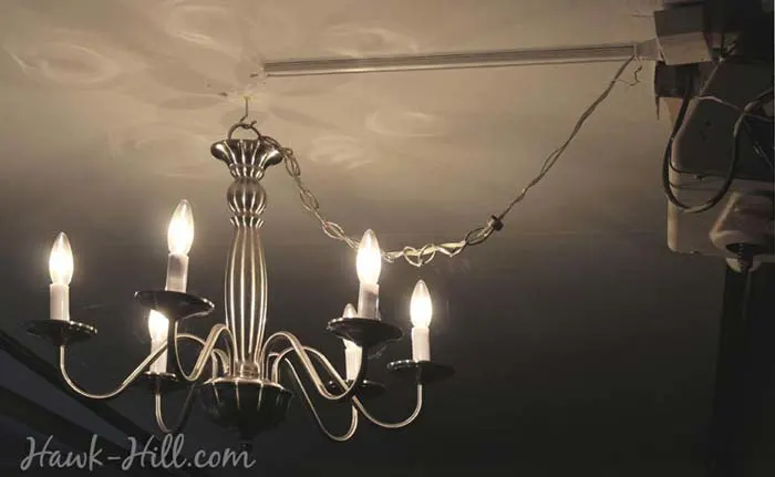 Room Without Ceiling Light Wiring, How To Install A Hanging Light Fixture With Chain