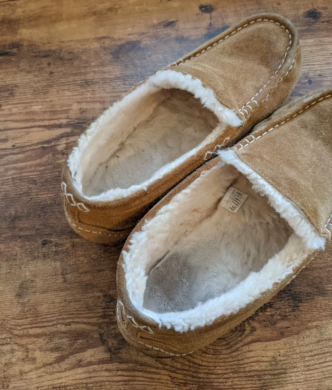 how to clean sheepskin and suede slippers