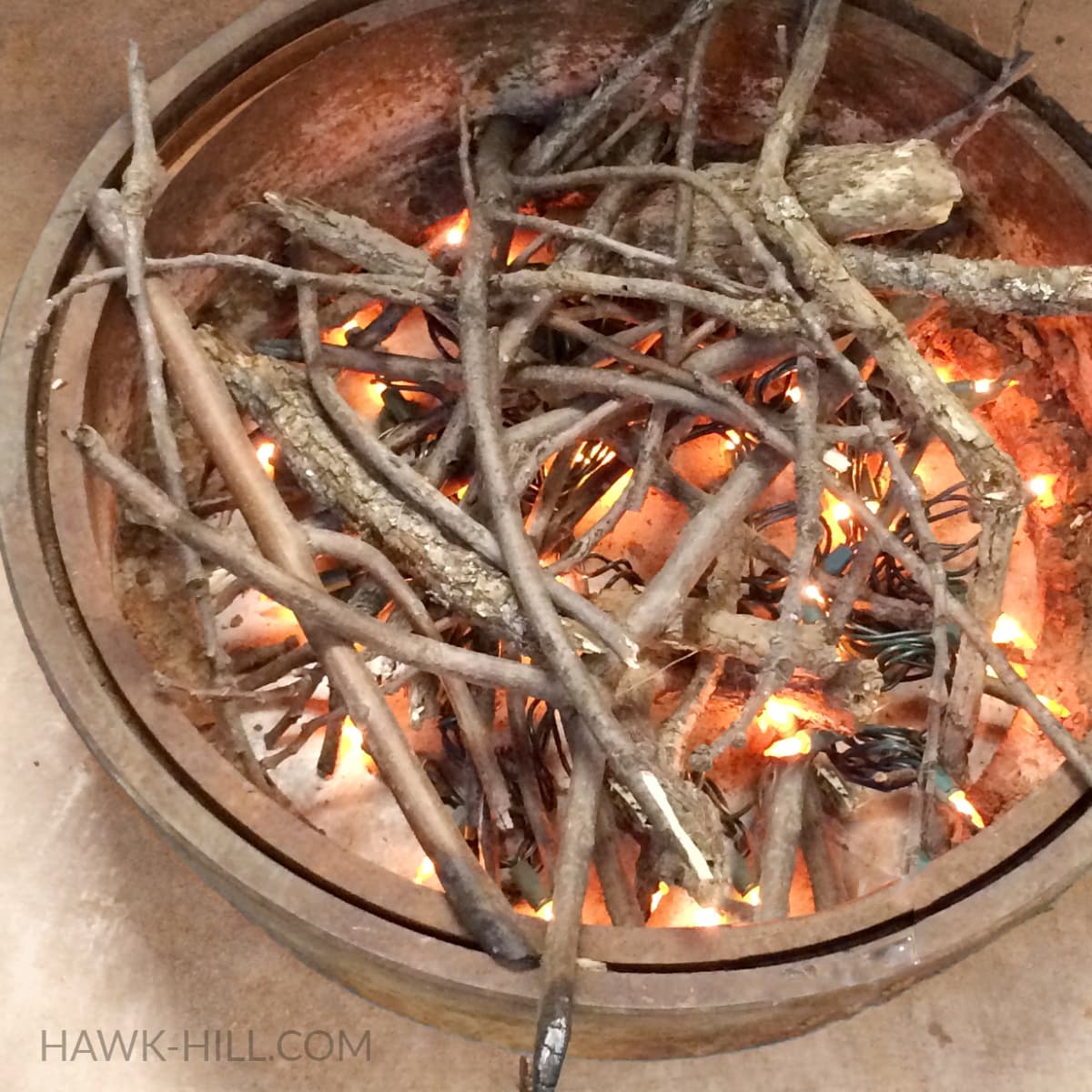 How to make a fake campfire for children's parties, indoor camping, or theater productions