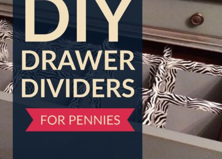 How to use builder grade foam sheets to create durable DIY drawer dividers