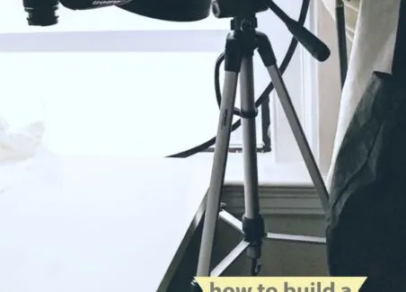 How to make a flaylay tripod for style, fashion, food, or craft photography in flat lay overhead shot style
