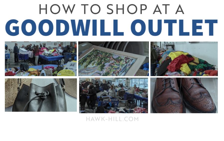 Shopping at the Goodwill Outlet Tips & Rules Hawk Hill