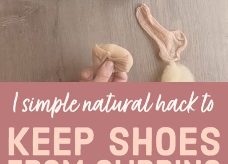 Easy trick to fix shoes that slip off your heel