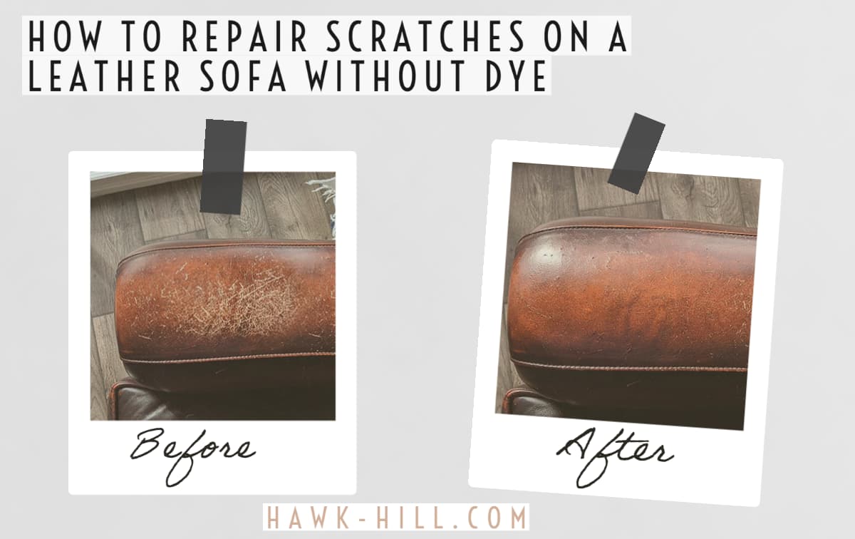 Scratches On A Leather Chair Or Sofa, How To Fix Scratches On Leather Couch