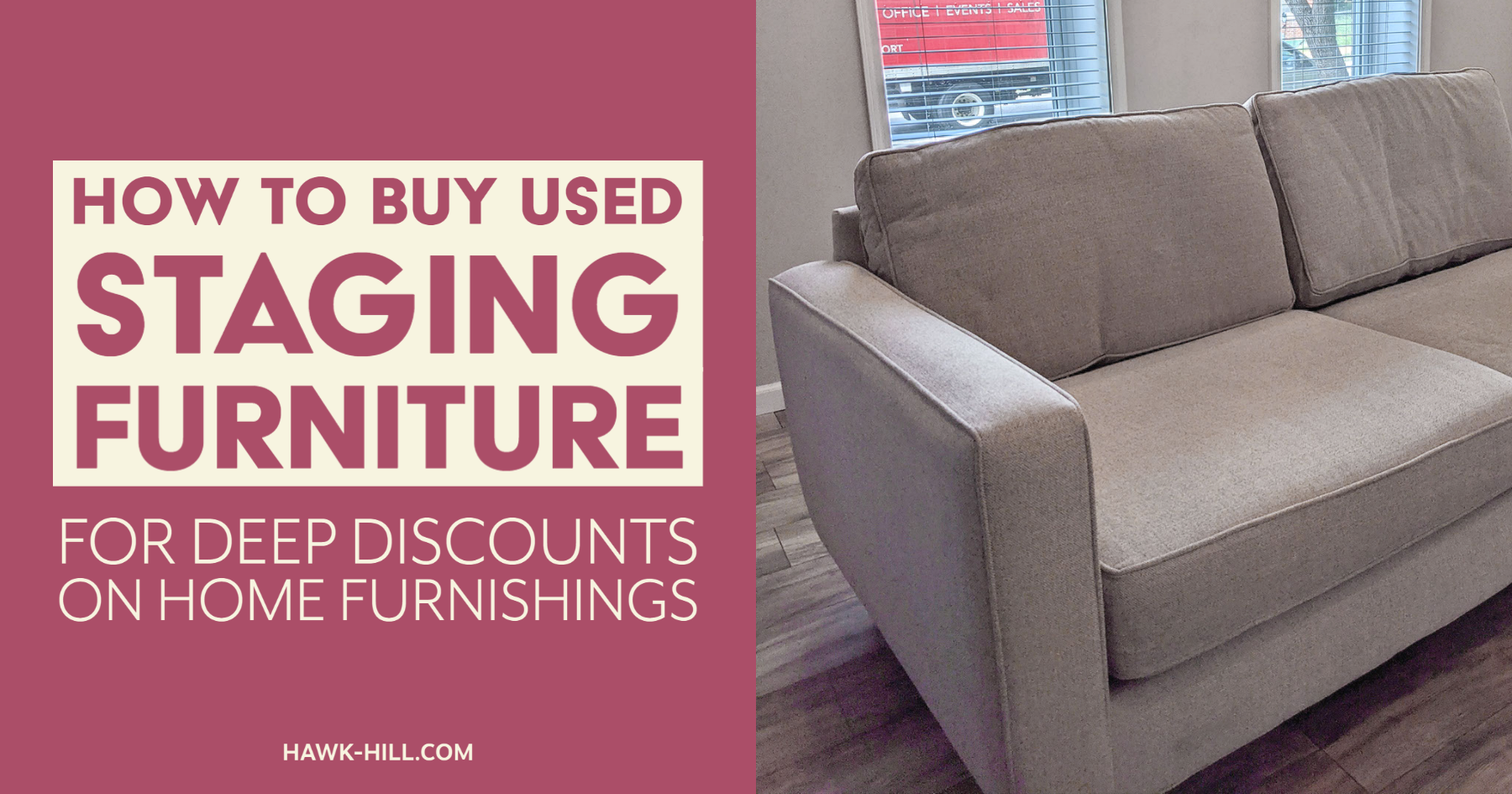 What I Learned Buying ExRental Furniture from CORT Outlet Hawk Hill