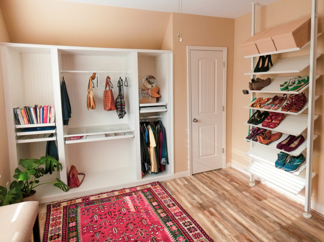 Turning a Spare Room into a Dressing Room or Walkin Closet on a Budget