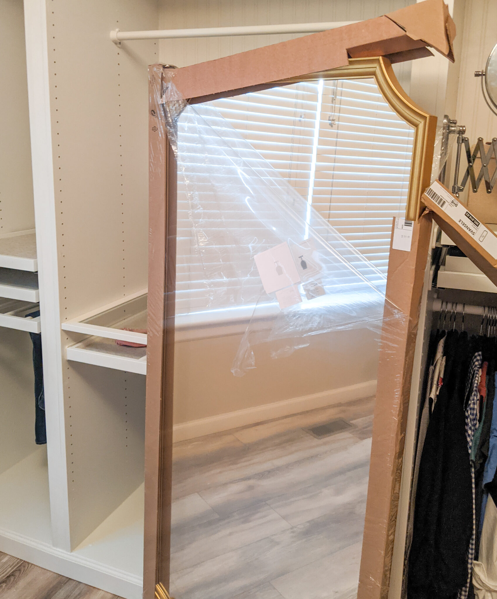 Styling Ikea’s Svansele Full Length Mirror in my Dressing Room Review Hawk Hill