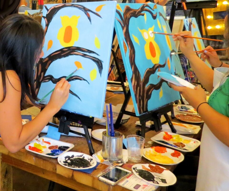 Paint and Sip Party Hosting Tips Easy Theme Ideas Hawk Hill