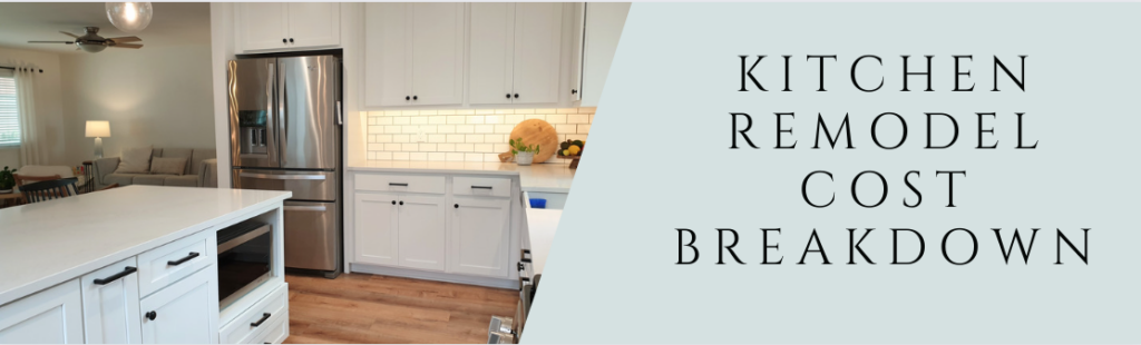 Home Depot Kitchen Cost: What I Spent on a 10x17 Kitchen Remodel | Hawk ...