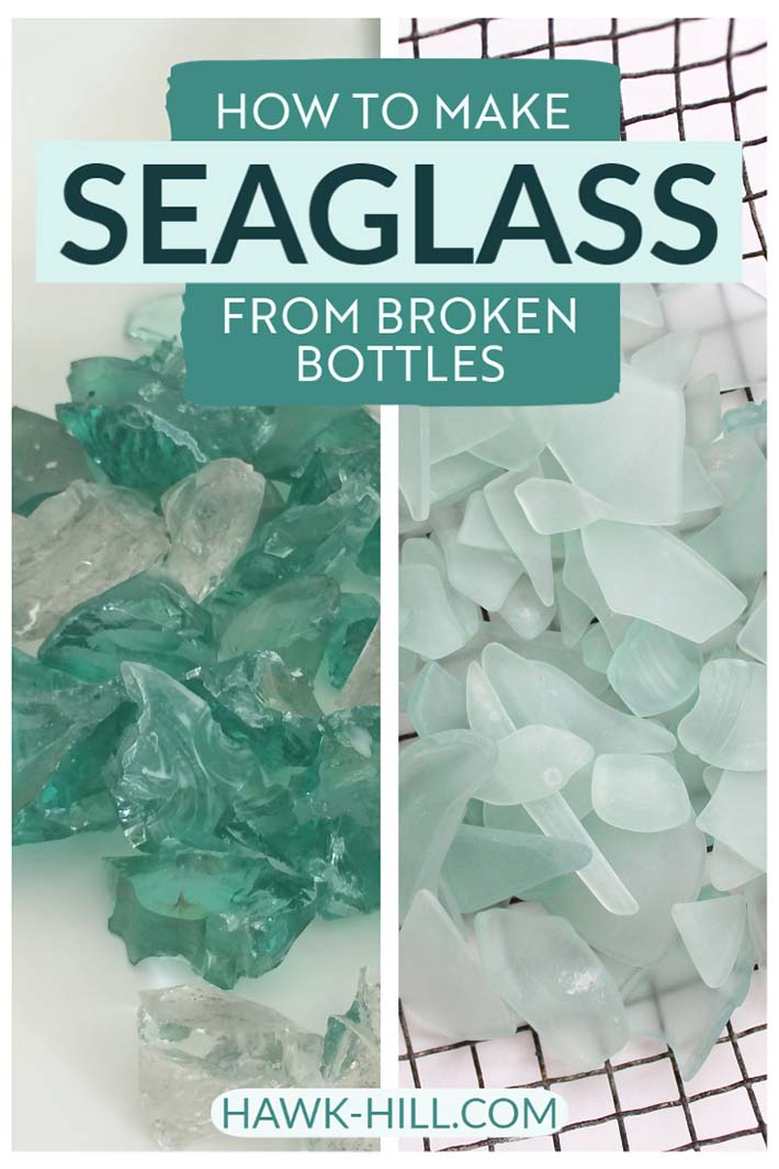 DIY How to Make Your Own Sea Glass at Home · Hawk Hill