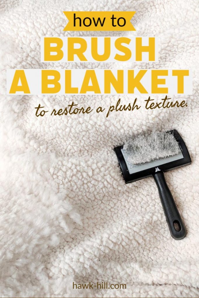 How to clean and fluff clumped fleece blankets and rugs