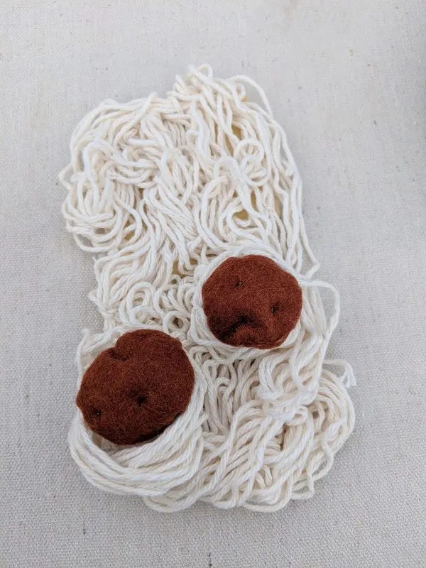 how to make a felt food spaghetti and meatballs set