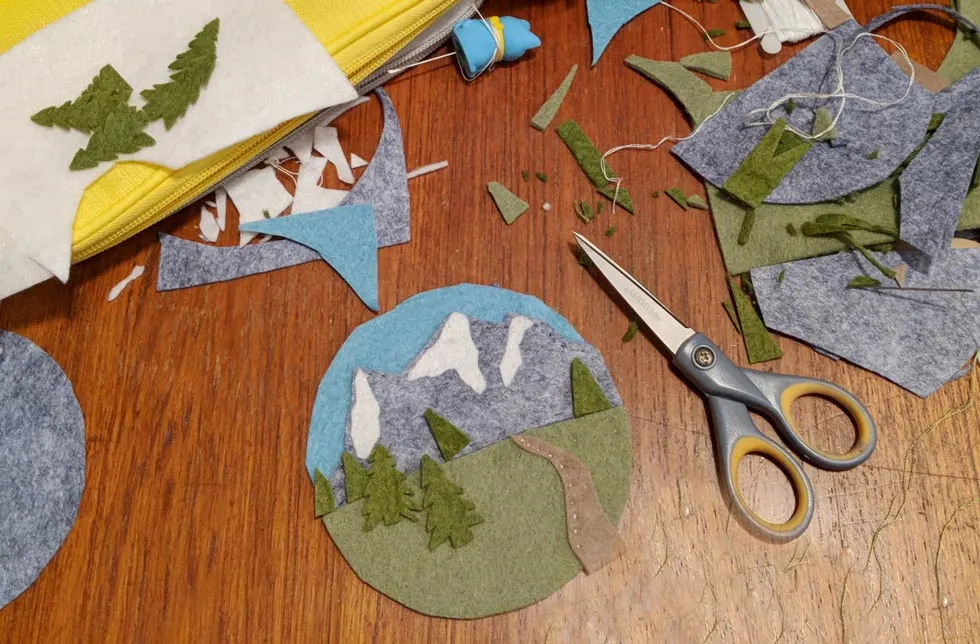 handmade camp and mountain DIY gift