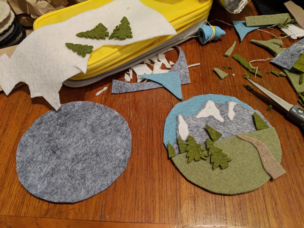 handmade camp and mountain DIY gift
